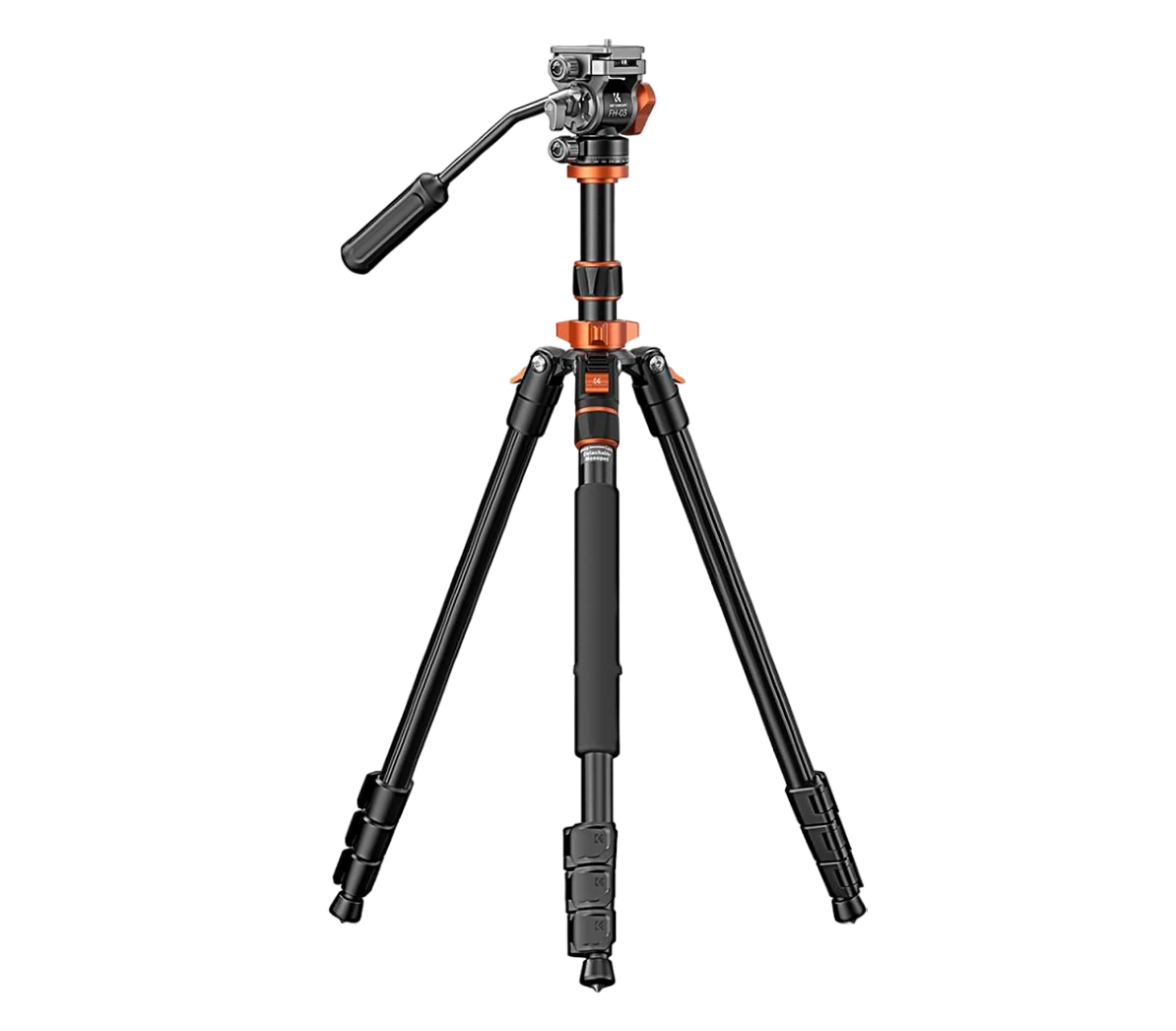 Штатив K&F Concept K234A7 с видеоголовой FH-03