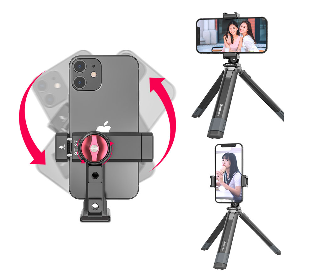 Держатель для телефона Ulanzi ST-27 IV Metal Phone Clip