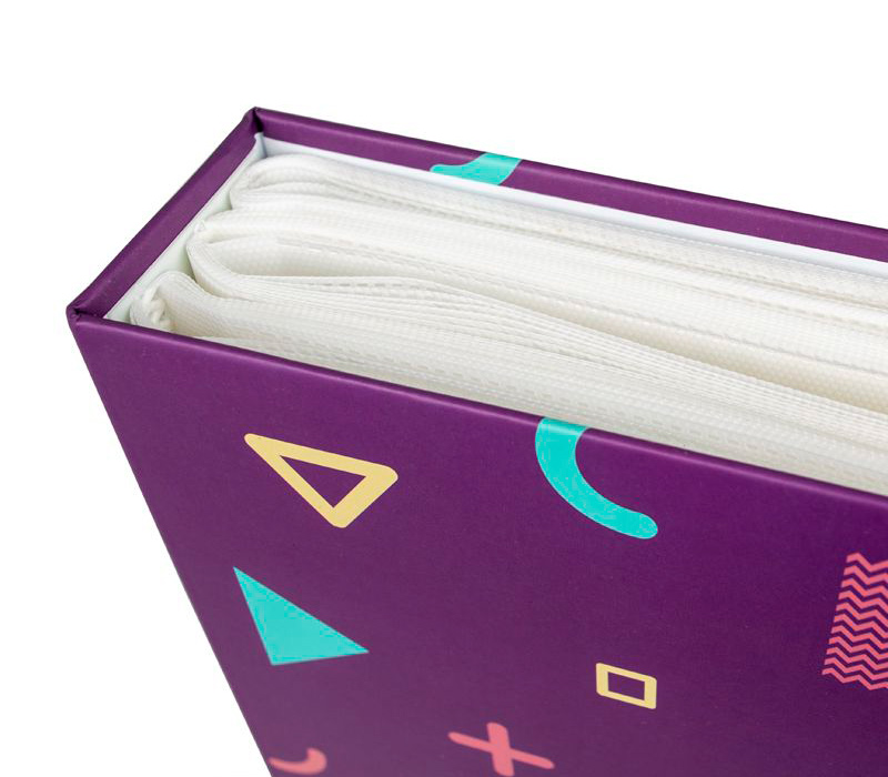 Фотоальбом Мирам 10x15 см 200 фото, геометрия, фиолетовый