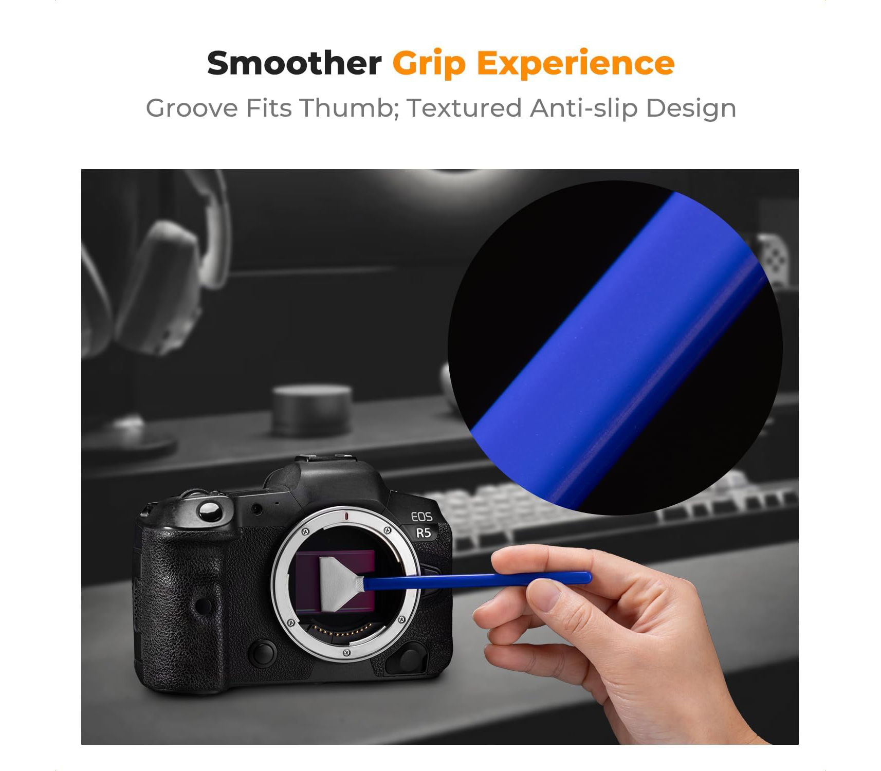 Шваброчки для чистки матриц K&F Concept 1617, для Full Frame камер (10 шт, жидкость)