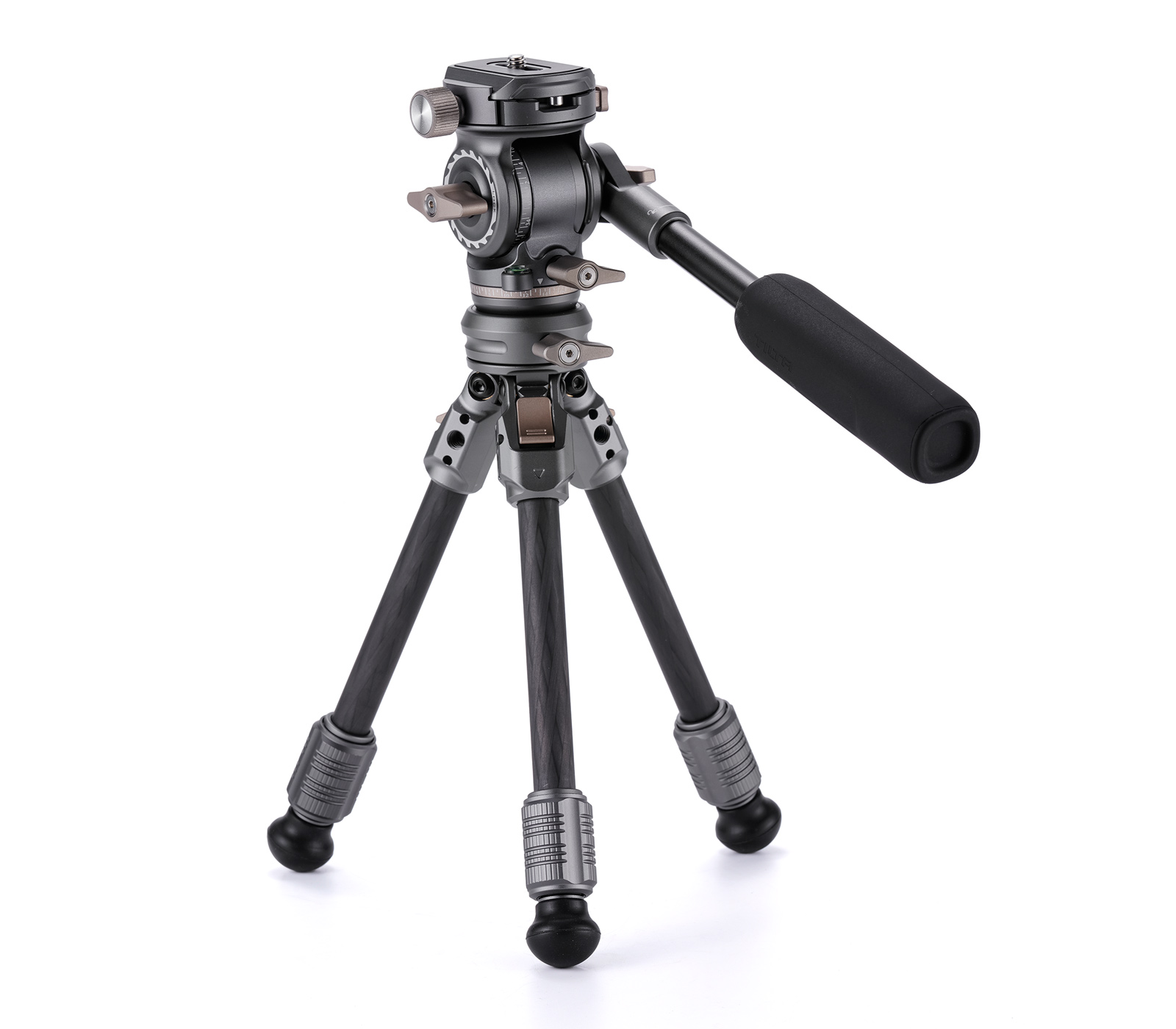 Штатив Tilta VT03, 1-Stage Carbon Fiber Travel Tripod, с видеоголовой, до 3 кг, серый