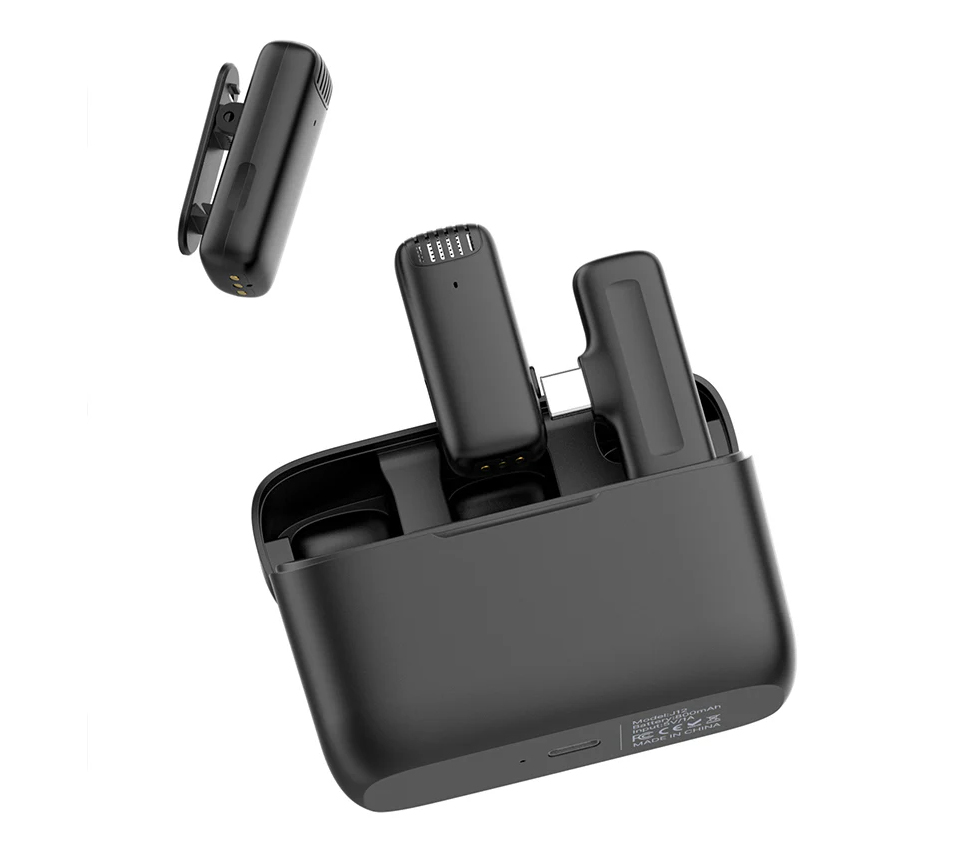 Беспроводная система Ulanzi J12 Lavalier, 2.4 ГГц, TX+TX+RX, USB-C, чёрный (уцененный)