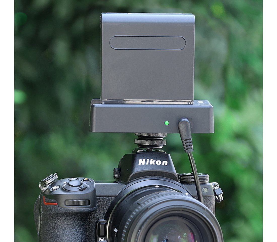 Адаптер питания Kingma DR-ENEL25 + батарейная площадка и NP-F980D, вместо Nikon EN-EL25