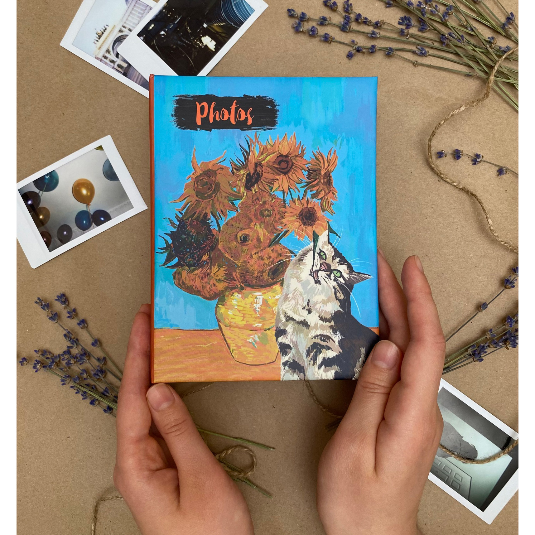 Фотоальбом Полином 10х15 см 100 фото - «VVG» Van Gogh style 2