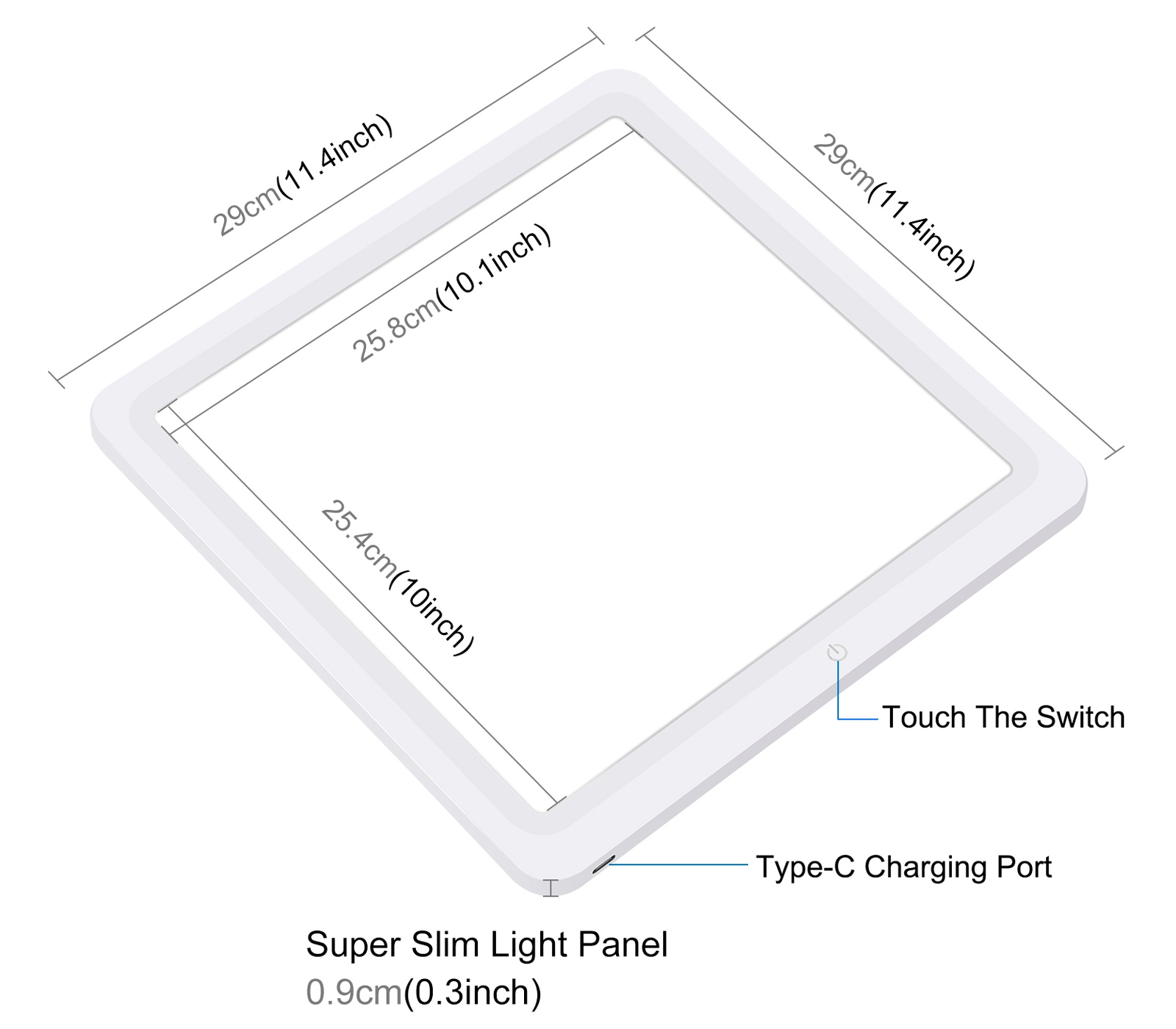Фотобокс Puluz PKT3201, 30 см, кольцевая + нижняя подсветка, 6 фонов