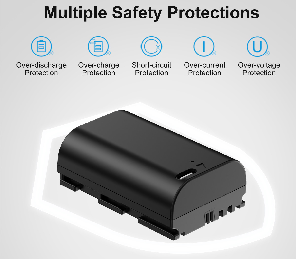 Аккумулятор Kingma LP-E6P с портом зарядки USB-C, 2600 мАч