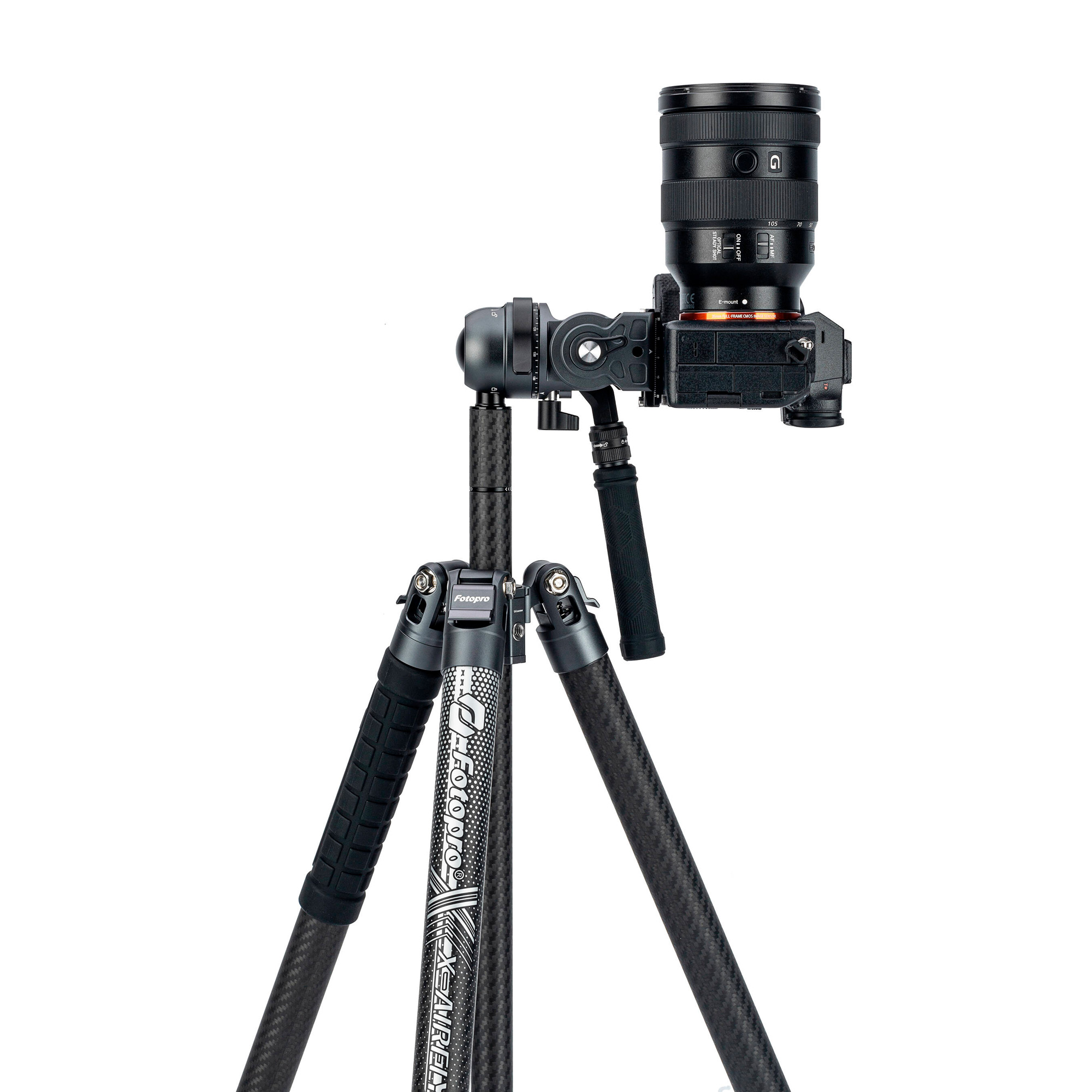 Штатив Fotopro X-Airfly Max Video, карбон, серый