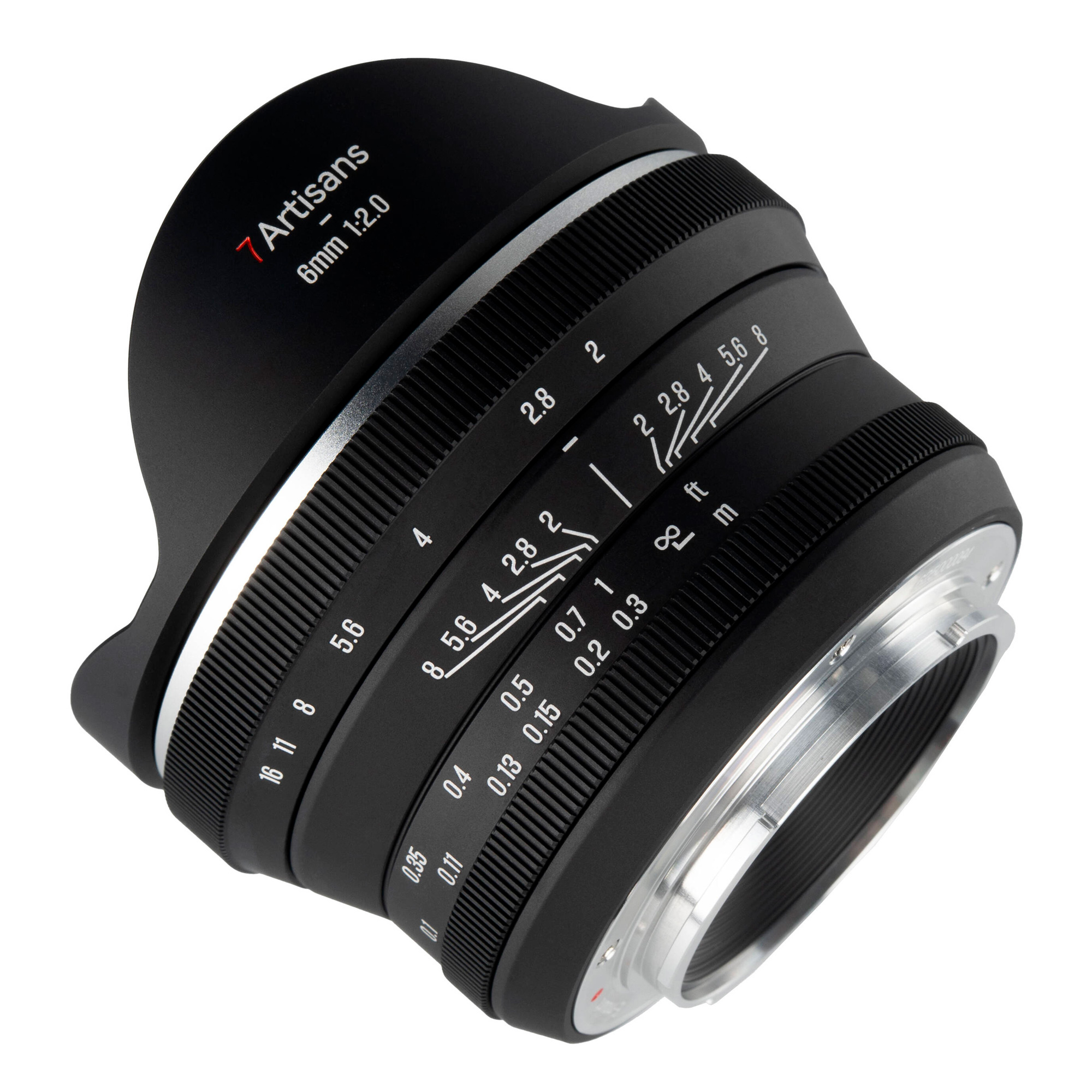 Объектив 7Artisans 6mm f/2 Fisheye для Canon RF (APS-C)