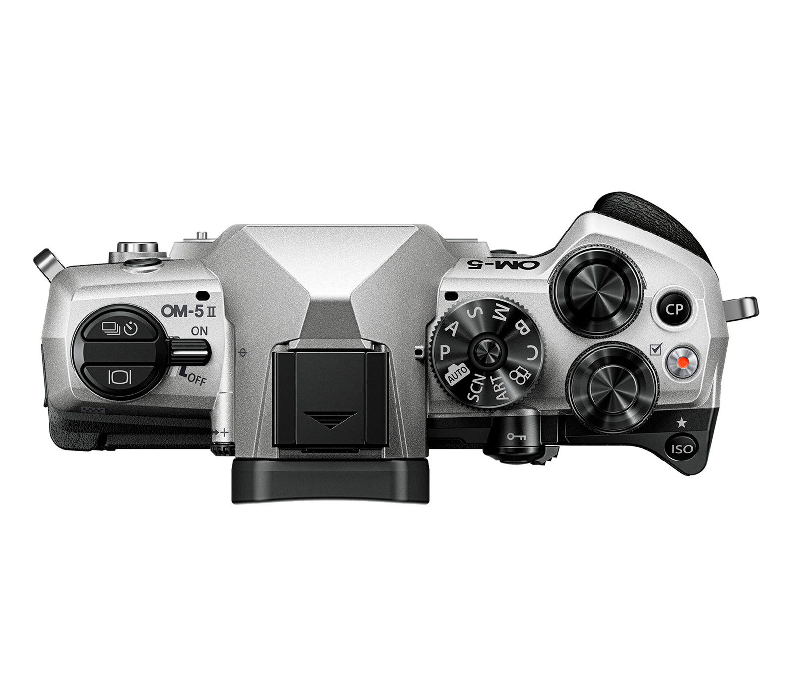 Беззеркальный фотоаппарат OM System OM-5 Mark II Kit 12-45mm f/4 PRO серебристый