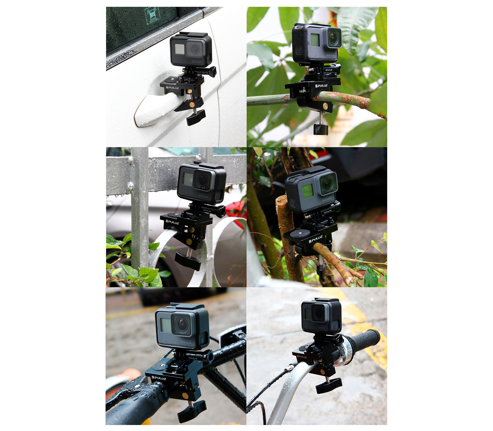 Зажим Puluz PU196 Universal Fixing Clamp для крепления экшн-камеры