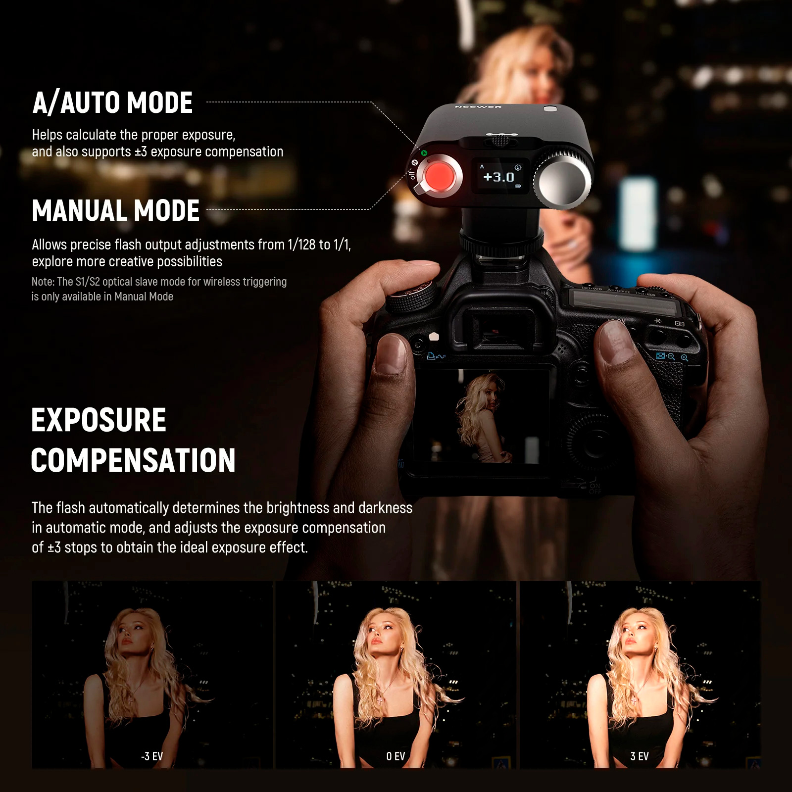 Фотовспышка Neewer Z160 Retro Flash Light, универсальная