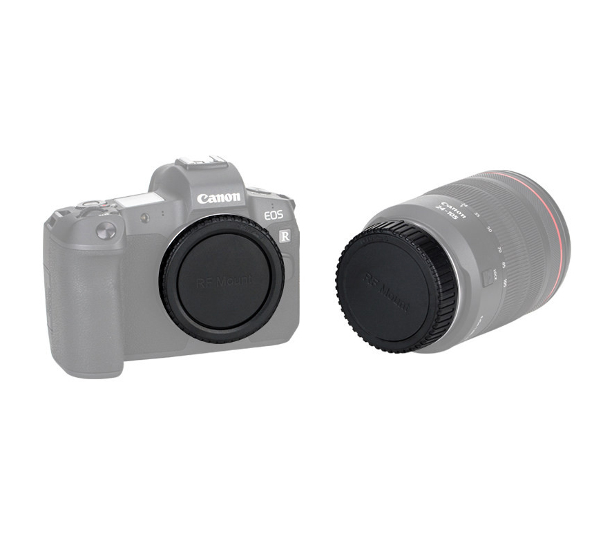 Комплект крышек JJC L-RCRF, для Canon RF Mount (на корпус камеры, на объектив задняя)