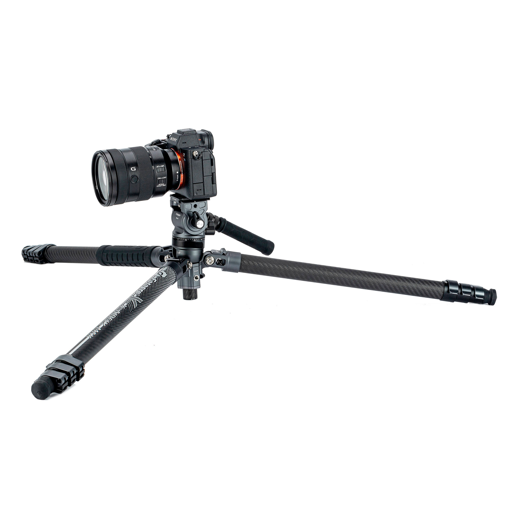 Штатив Fotopro X-Airfly Max Video, карбон, серый