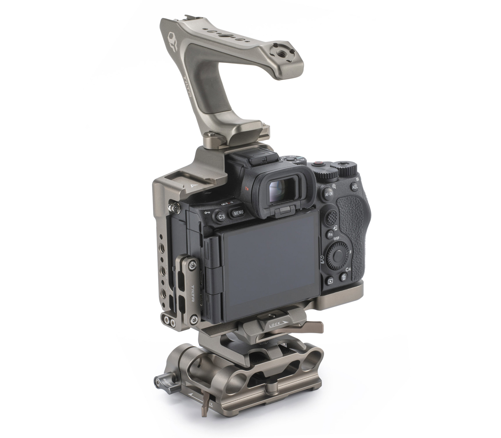 Клетка Tilta Half Cage Pro Kit для Sony a7R V, титаново-серая
