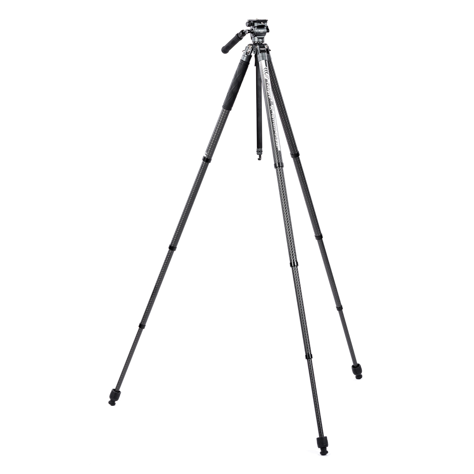 Штатив Fotopro X-Aircross 4 Video Gray, карбоновый, с головой MH-2D, до 3 кг