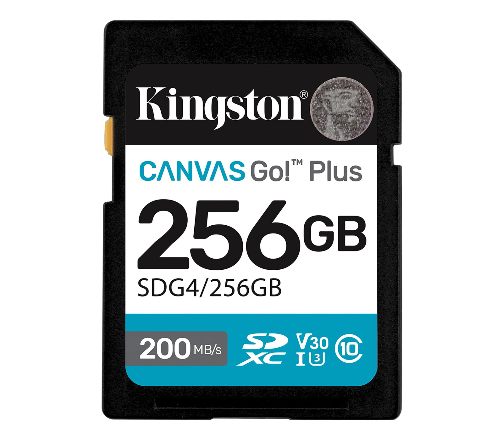Карта памяти Kingston SDXC 256GB Canvas Go! Plus G4 UHS-I U3 V30 160/200Mb/s