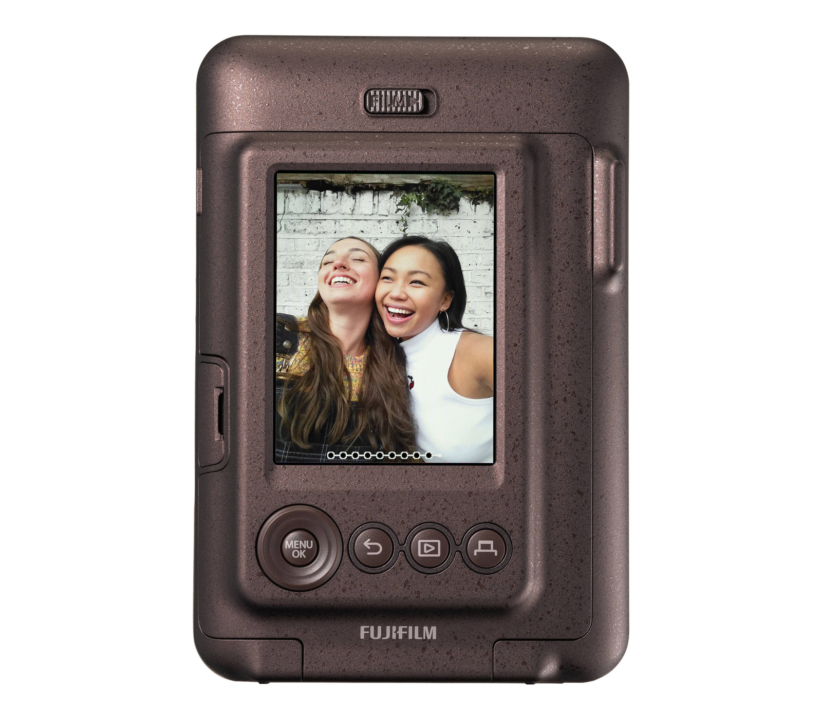 Фотоаппарат моментальной печати Fujifilm Instax MINI LiPlay, темная бронза