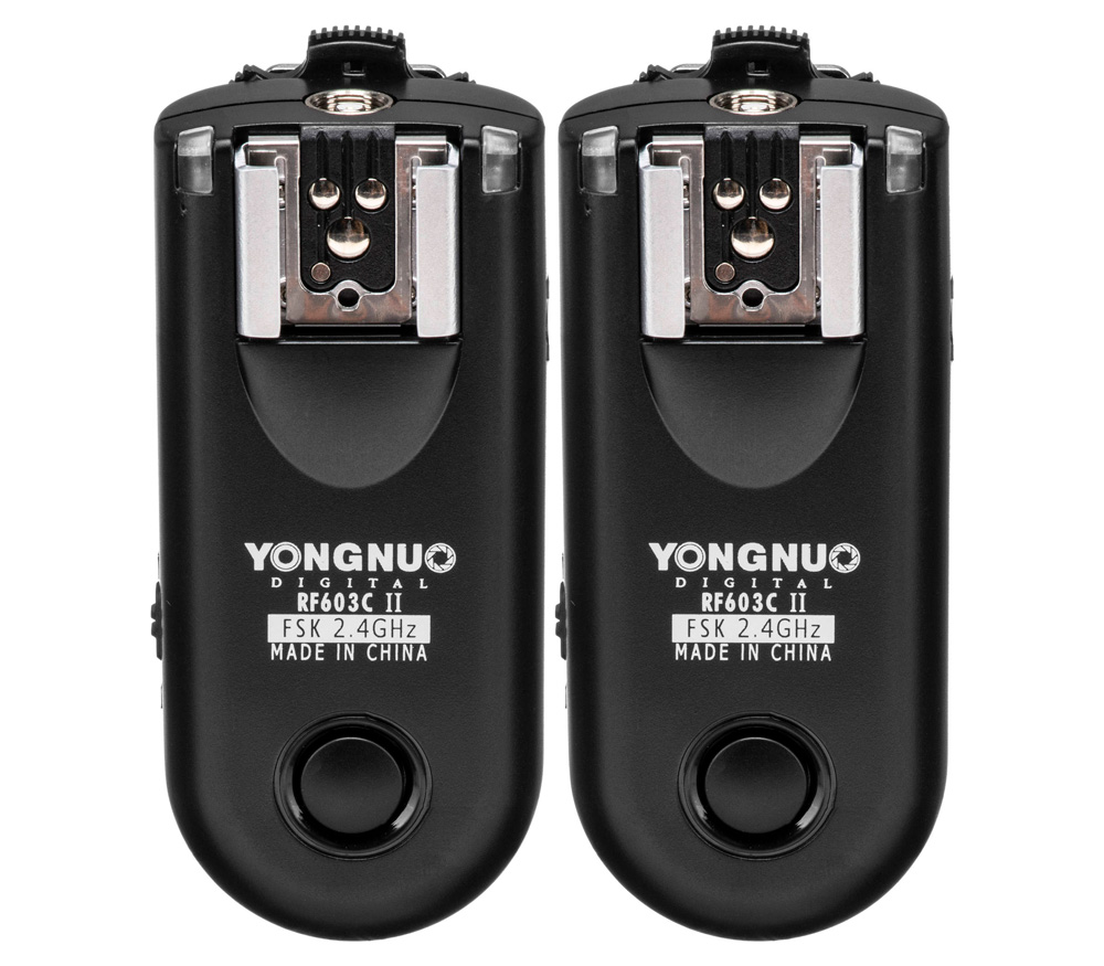Трансивер + пульт ДУ Yongnuo RF603C II C3 для Canon, 1 пара