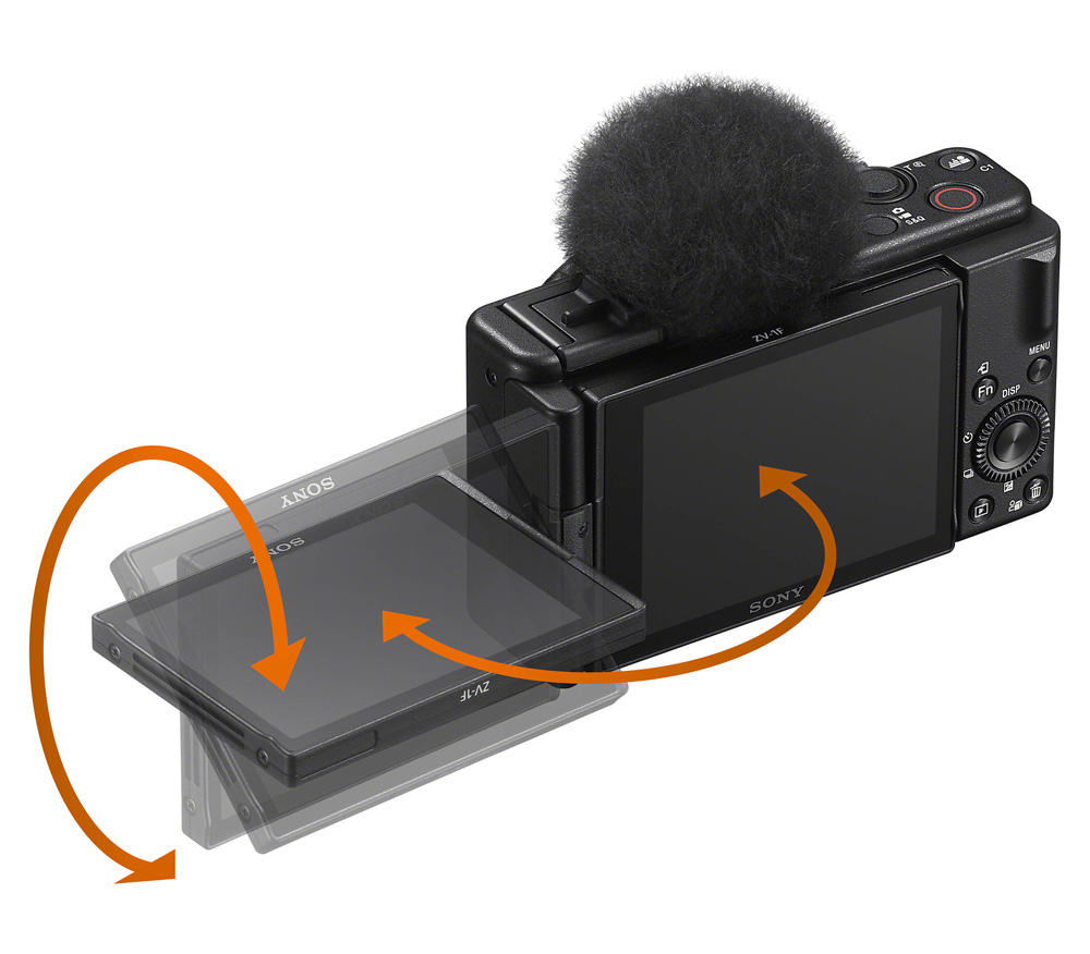 Компактный фотоаппарат Sony ZV-1F, черный