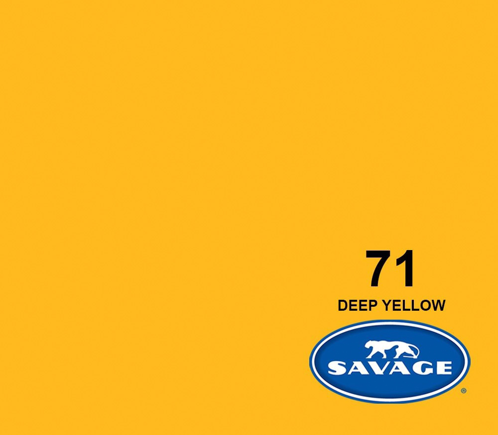 Фон Savage SA 71-12 Deep Yellow, бумажный, 2.72x11 м, желтый