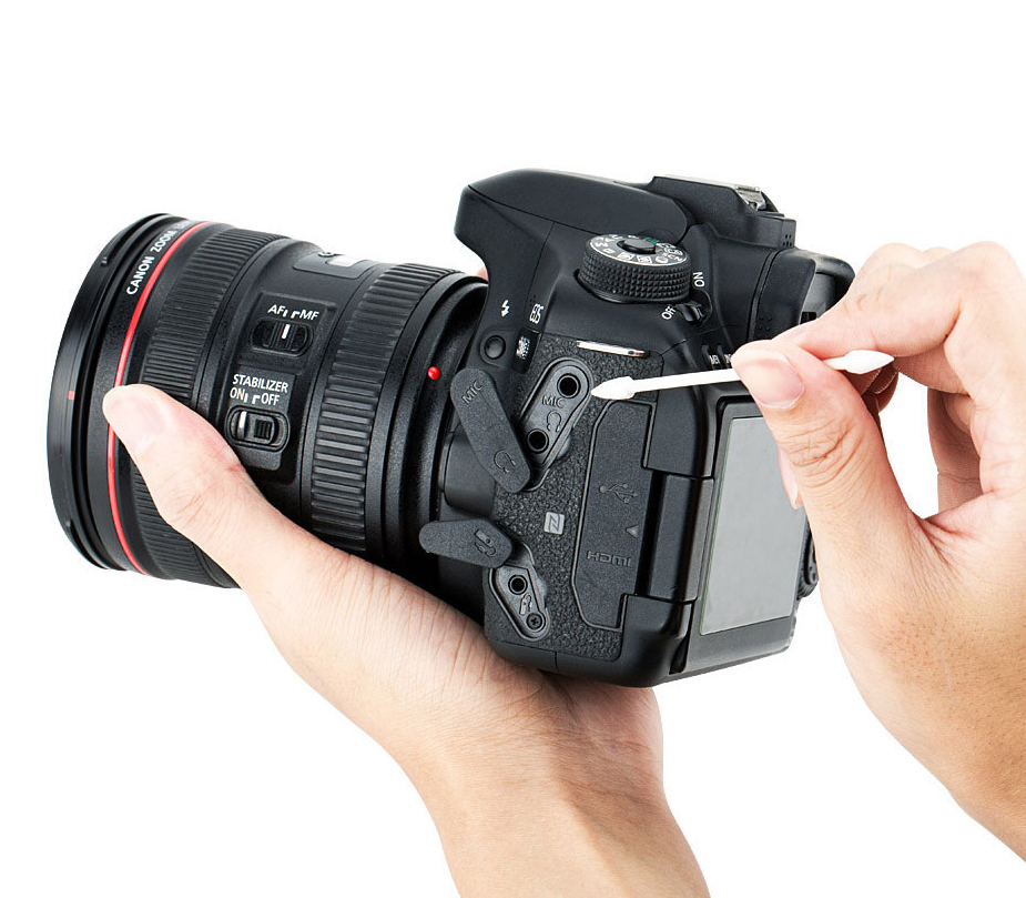 Набор ватных палочек JJC CL-SW24, для чистки электроники, 24 шт