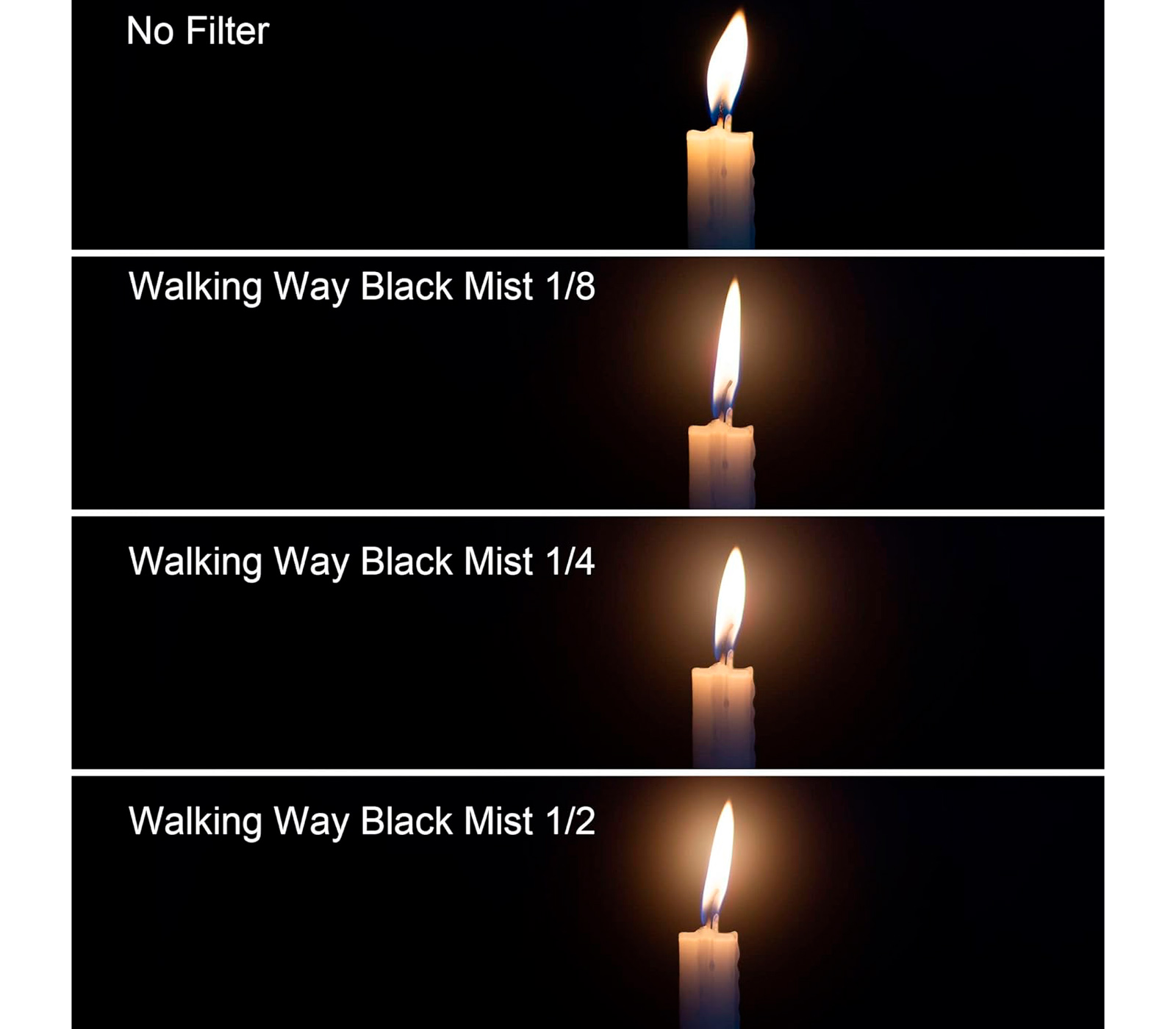 Светофильтр Walking Way Black Mist 1/4 67mm