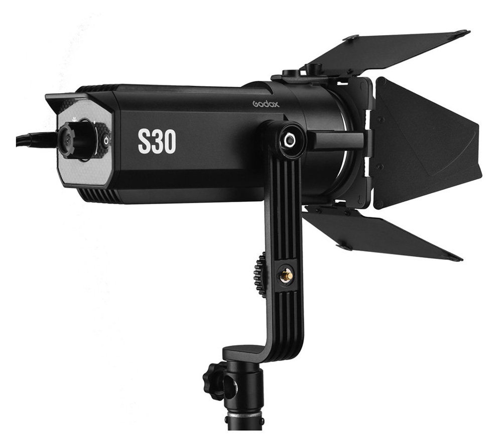 Осветитель Godox S30, светодиодный, фокусируемый, 30 Вт, 5600К