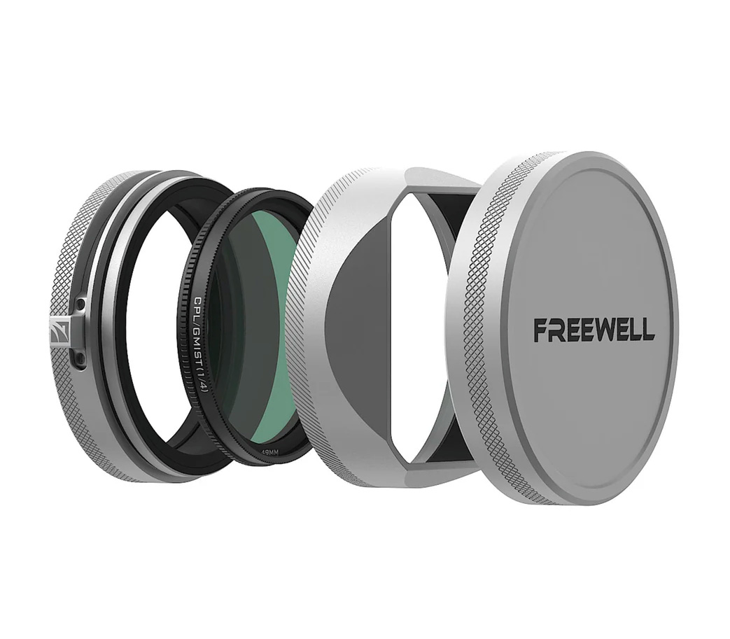 Набор аксессуаров Freewell X100 Series Filter Kit With Lens Hood, серебристый