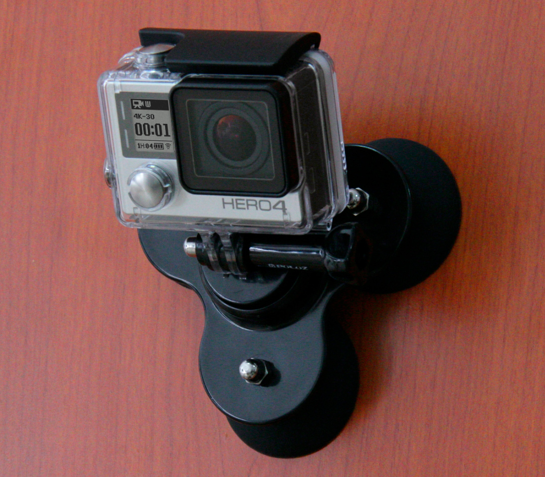 Присоска для экшн-камер Puluz PU164B Triangle Suction Cup Mount