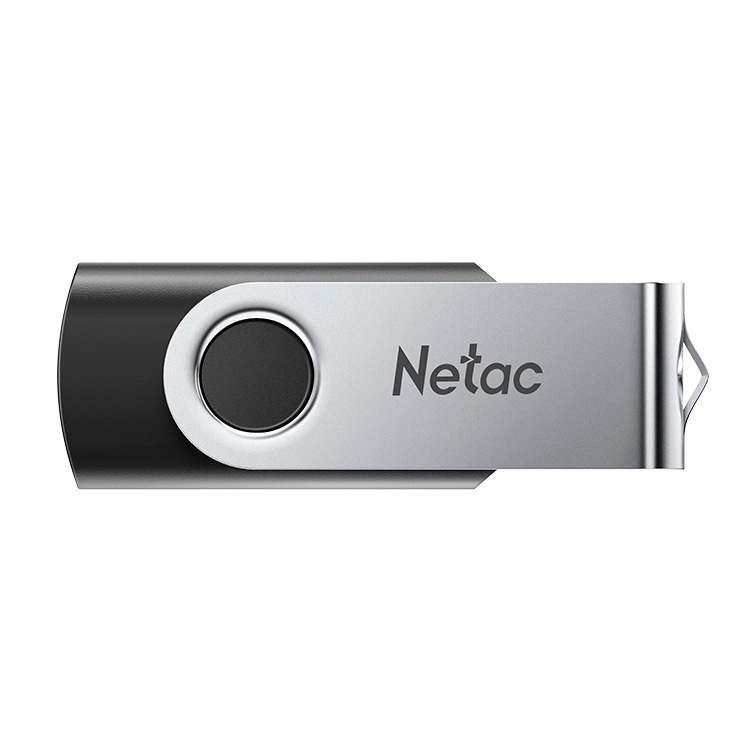Накопитель Netac USB3 Flash 16GB U505, черный / серебро