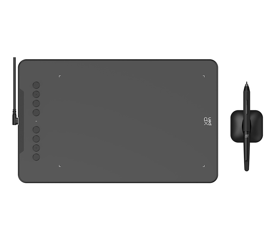 Графический планшет XP-Pen Deco 01 V3, черный (25 х 16 см)