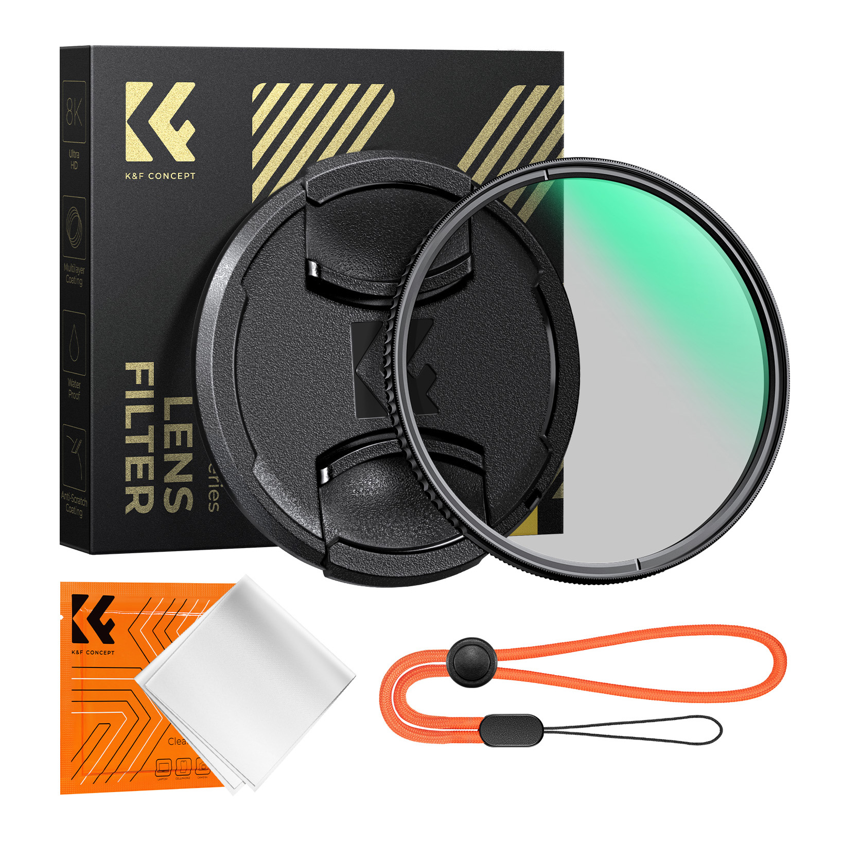 Светофильтр K&F Concept XC16 Nano-X CPL Green Coated 49mm