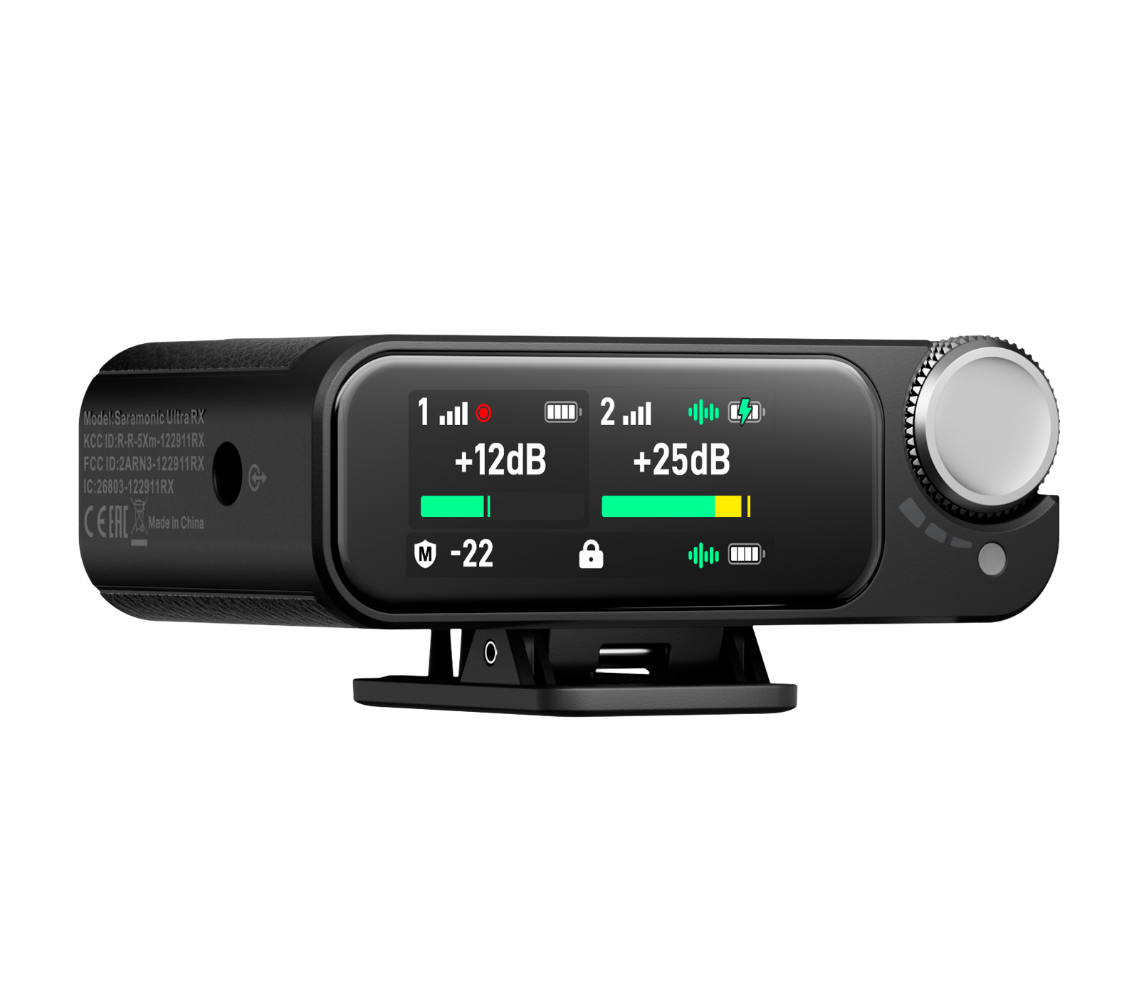 Беспроводная система Saramonic Ultra 01, 2TX + RX, 3.5мм / USB-C / Lightning, черная