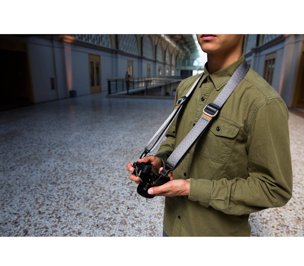 Ремень Peak Design Camera Strap Slide Lite, серый (Ash)