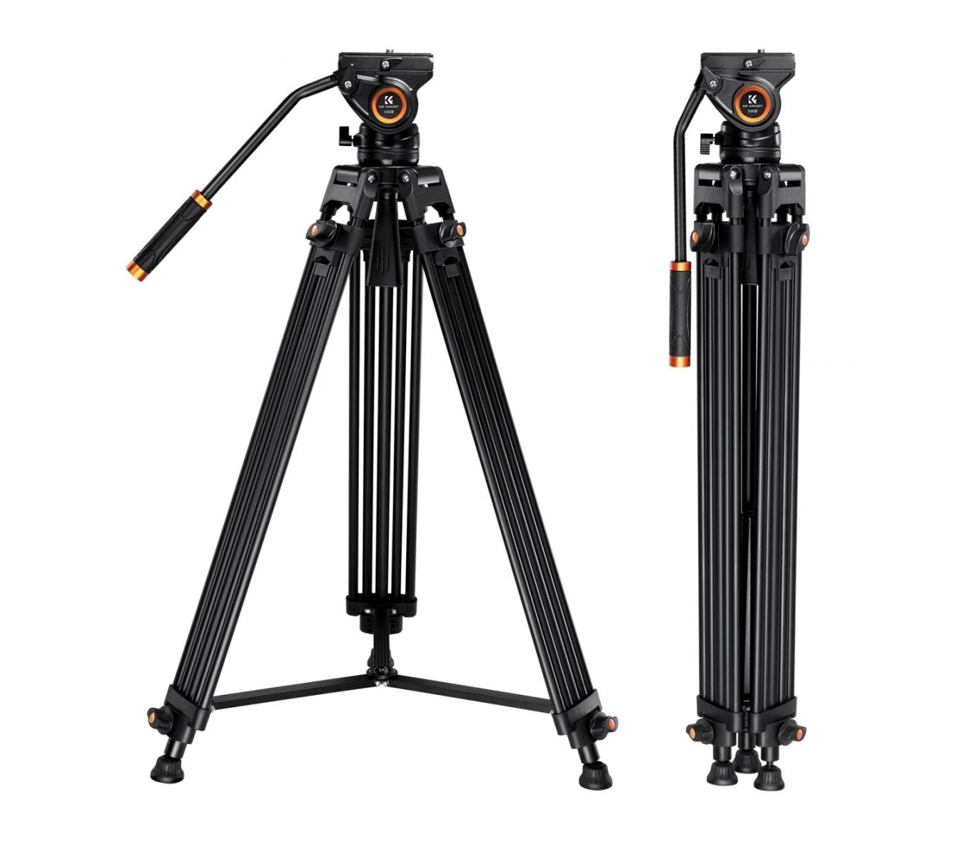 Штатив K&F Concept VA18 с видеоголовкой VH081