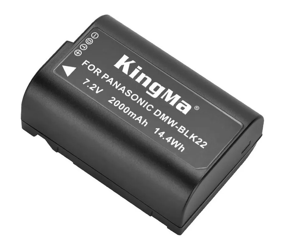 Зарядное устройство Kingma BM058 + 2 аккумулятора DMW-BLK22 2000 мАч