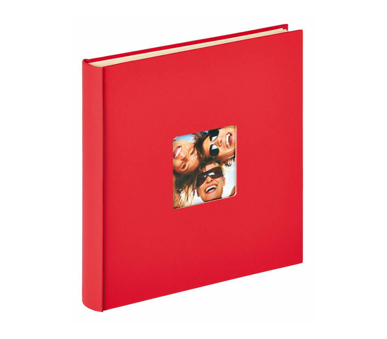 Фотоальбом Walther Fun Trend, магнитный, 33x34 см, 50 страниц, красный