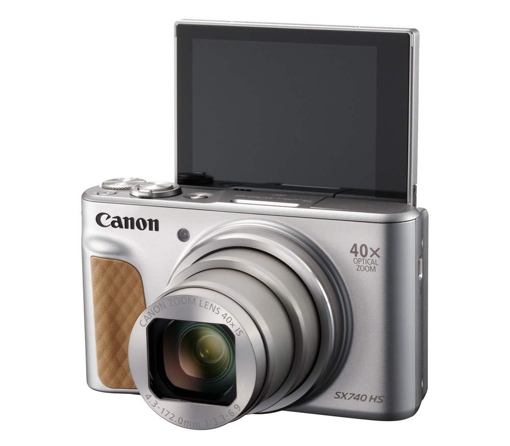 Компактный фотоаппарат Canon PowerShot SX740 HS, серебристый
