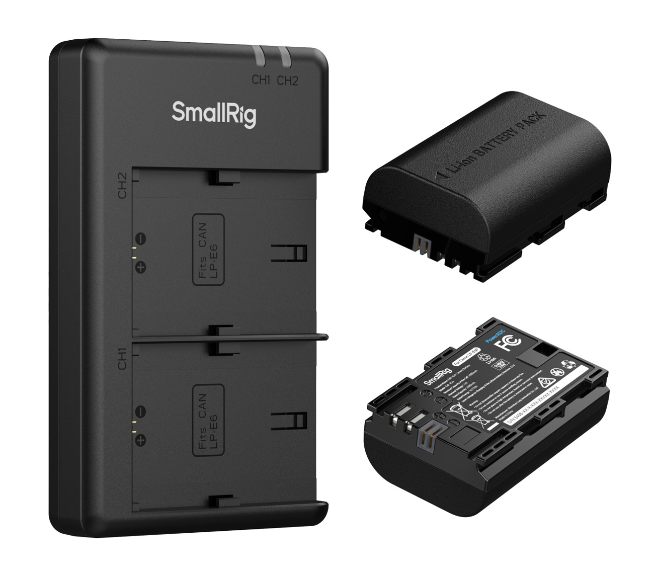 Аккумуляторы + зарядное устройство SmallRig 5408 Kit, Canon LP-E6P