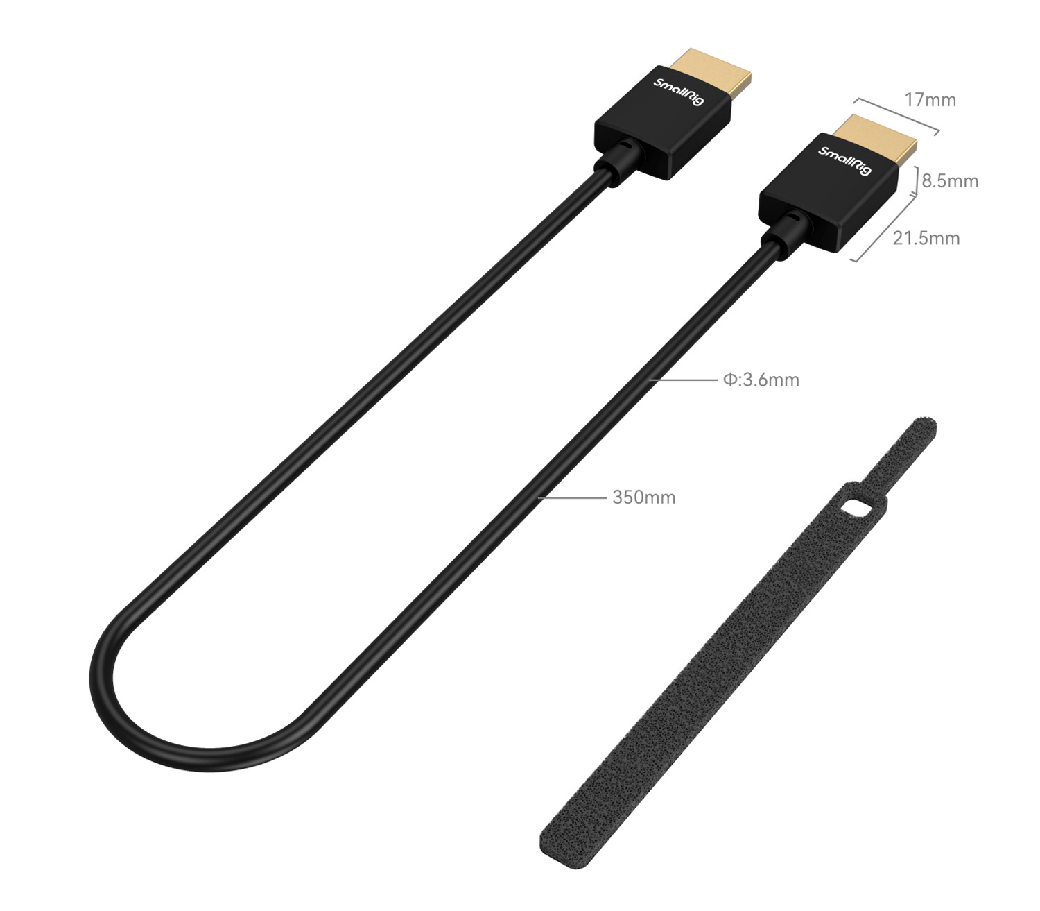 Кабель SmallRig 2956B Ultra Slim HDMI 2.0 A / A, 35 см