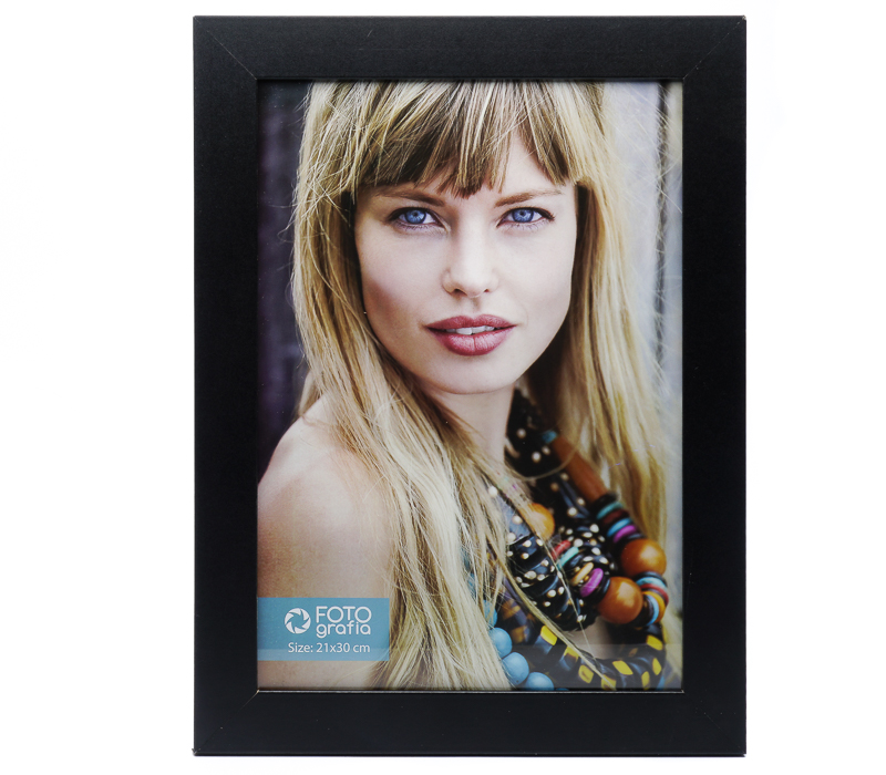 Фоторамка Fotografia А4 21x30 см, черная (FFMDF-7106)