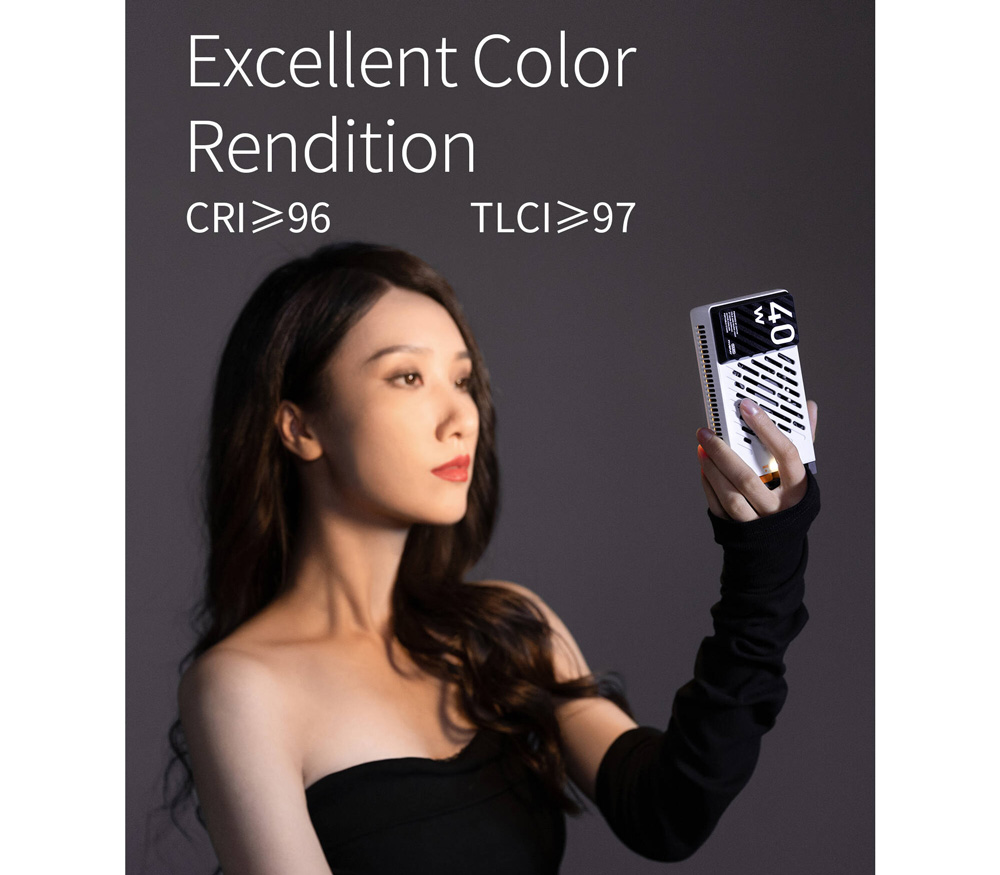 Осветитель Zhiyun Fiveray M40 светодиодный, 40 Вт, 2700-6200К (уцененный)