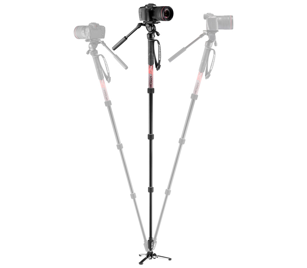Монопод Manfrotto Element MII Video Kit, алюминиевый, с головой