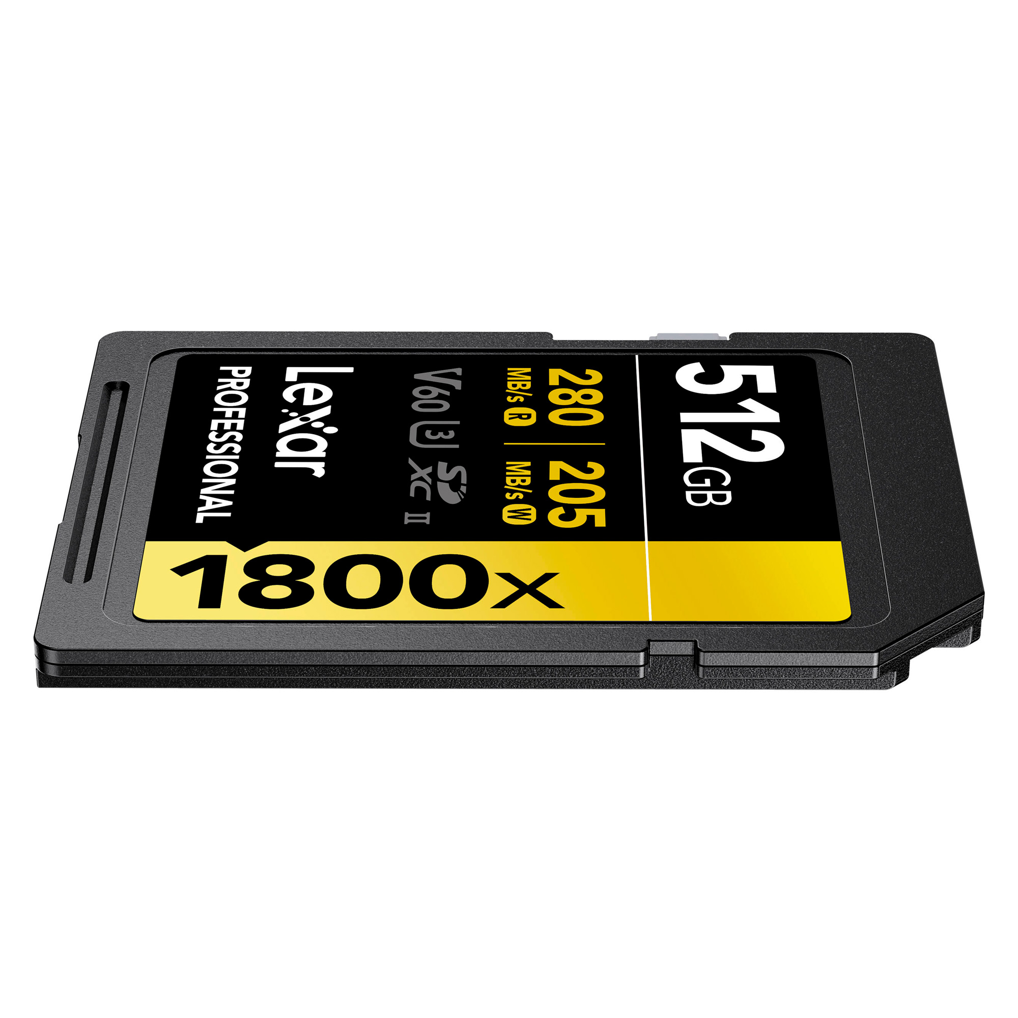 Карта памяти Lexar SDXC 512GB Professional 1800x UHS-II U3 V60 (280/205 MB/s)