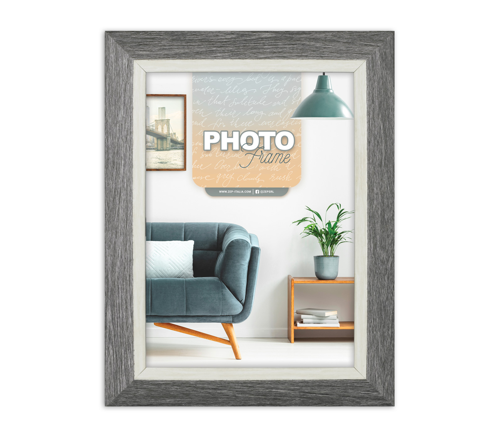 Фоторамка ZEP 15x20 см, NT685G ADLER GREY