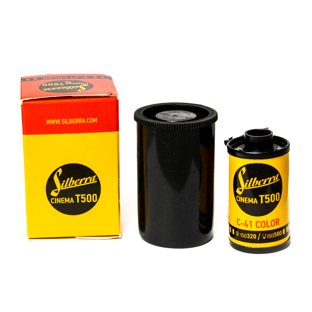 Фотопленка Silberra Cinema T500 C-41, ISO 320, 135 формат, 36 кадров