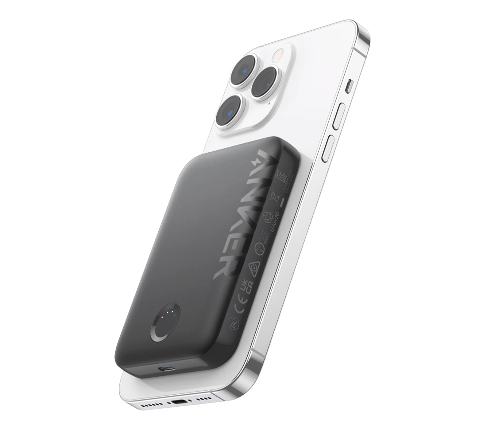 Внешний аккумулятор Anker 321 MagGo 5K, 5000 мАч, MagSafe, черный