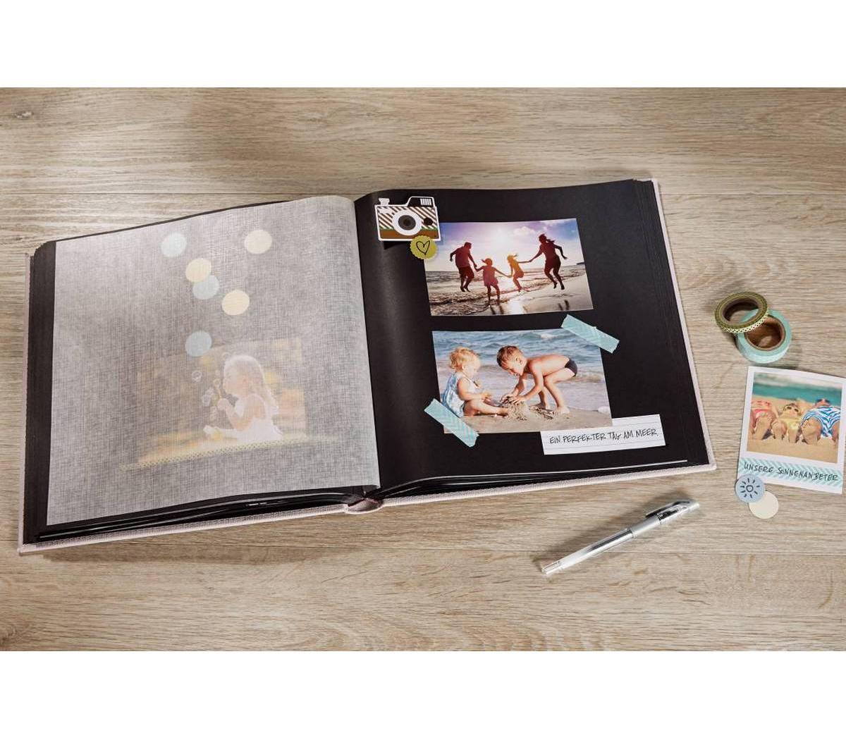 Фотоальбом Walther 30x30 см, 100 черных страниц, Fun, мятный