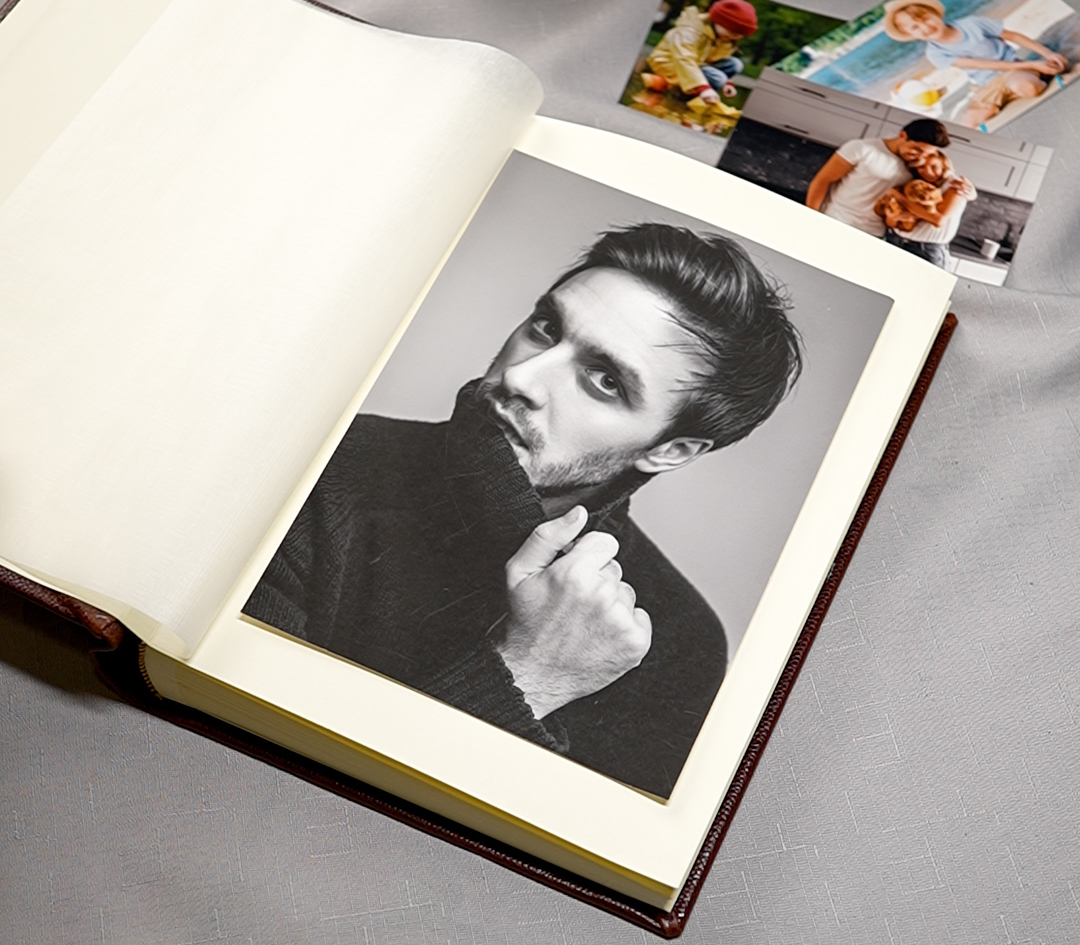 Фотоальбом Florentia «Асти» 23x32 см, 80 страниц, натуральная кожа