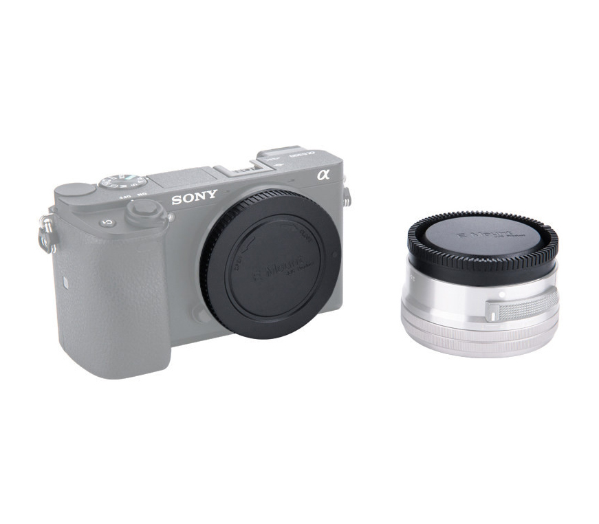 Комплект крышек JJC L-R9, для Sony E Mount (на корпус камеры, на объектив задняя)